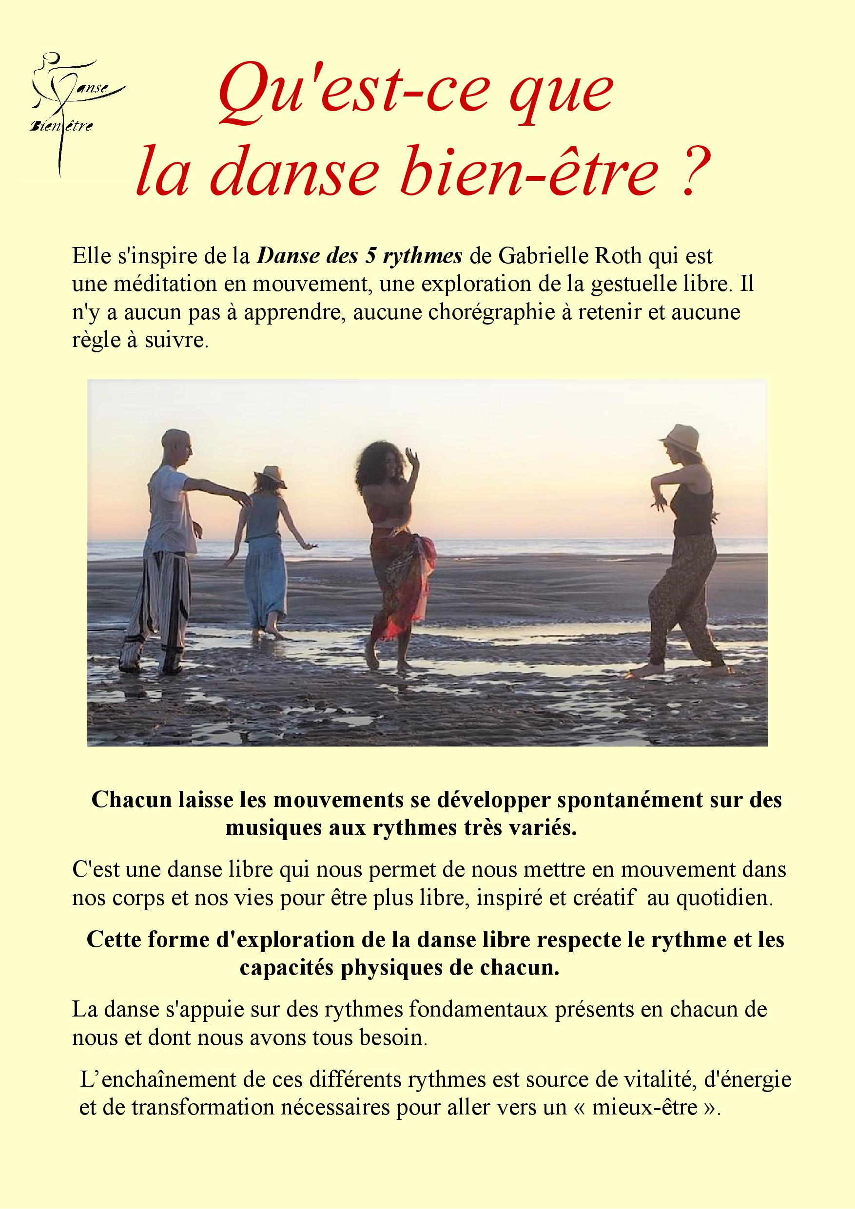 Danse Bien etre Flyer